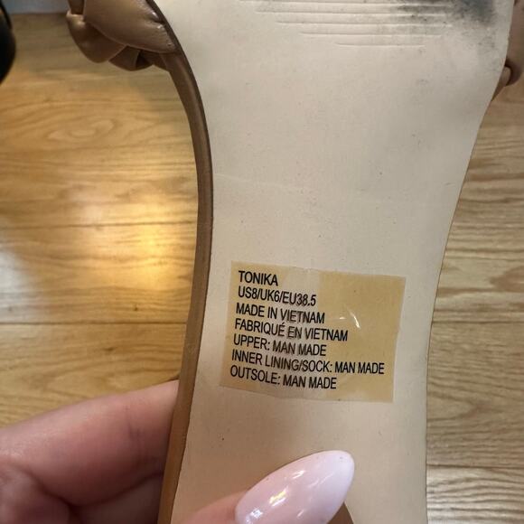 Just FabTonika Braided Strap Heeled Sandal Size 8 - Picture 3 of 9